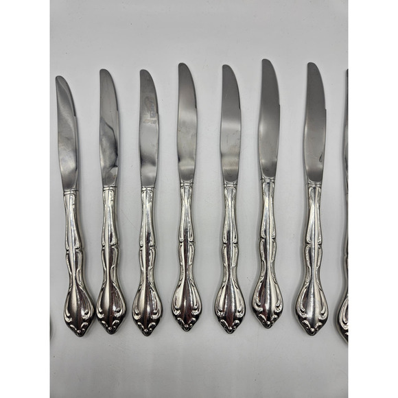 Oneida Silver Cantata Butter Knives Set of 12 Stainless - Picture 3 of 8